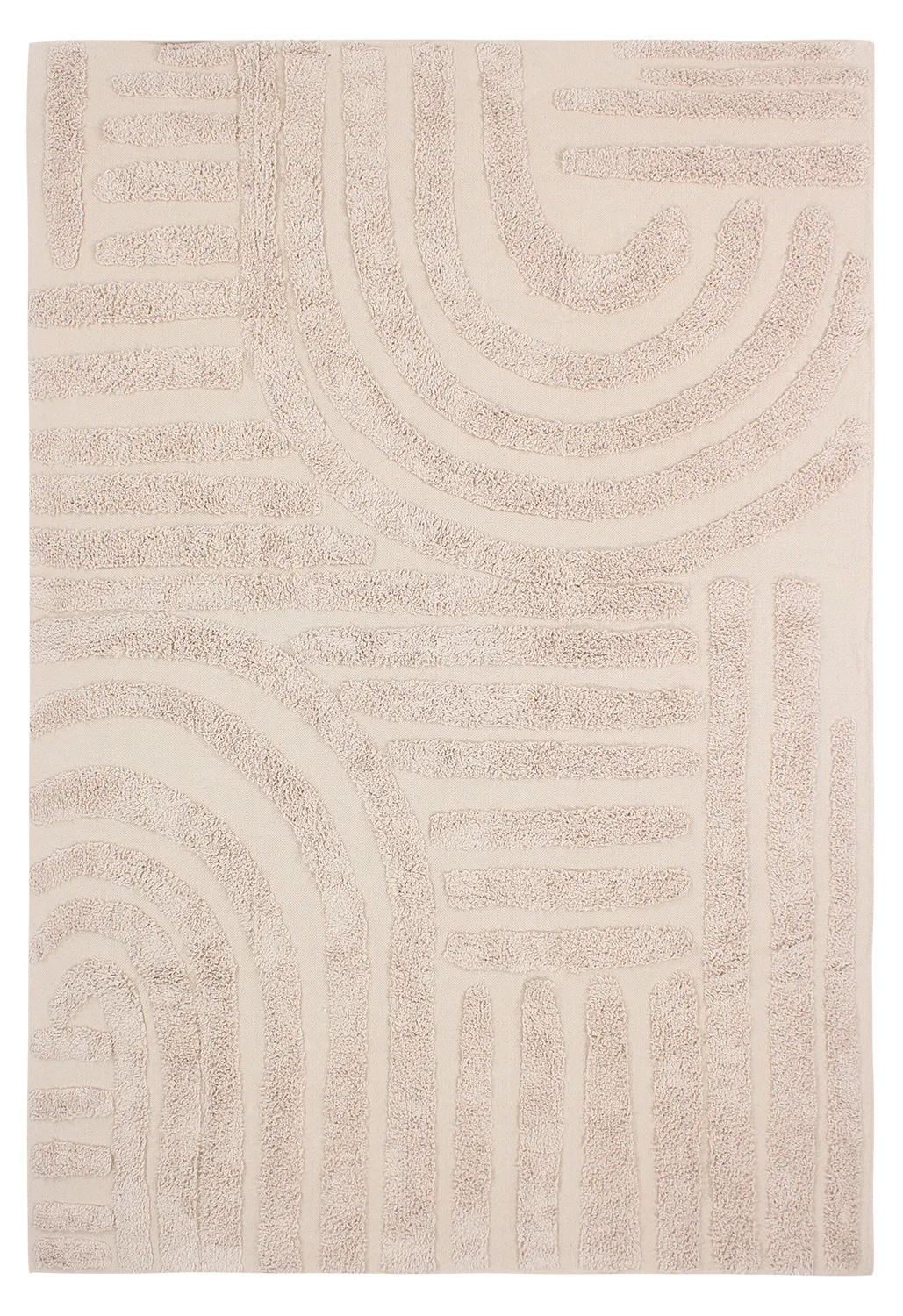 Hochflorteppiche - Margo Natural Cotton Shaggy (beige)