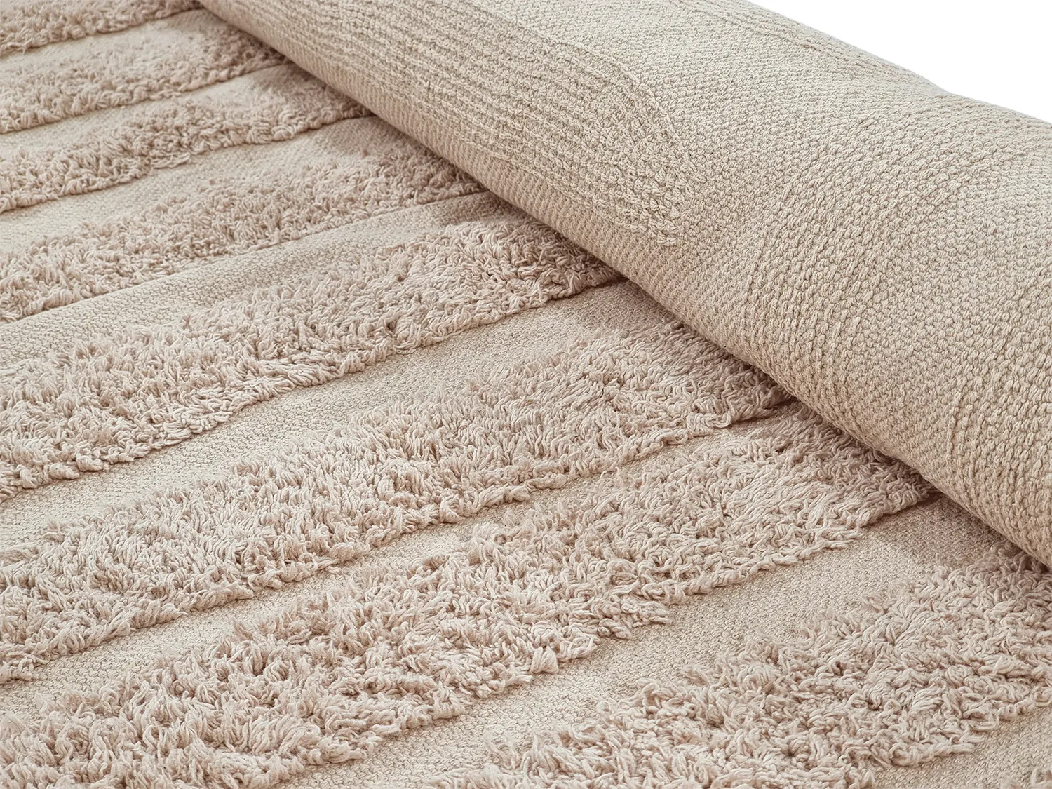 Hochflorteppiche - Margo Natural Cotton Shaggy (beige)