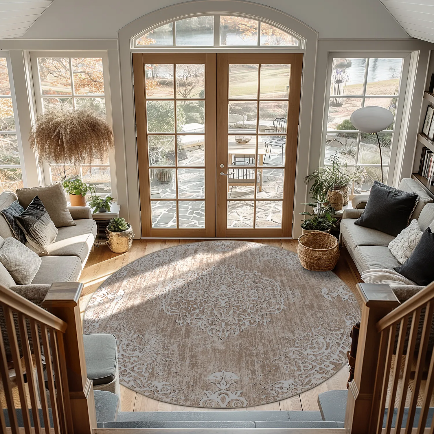 Rund Teppich - Milazzo (beige)