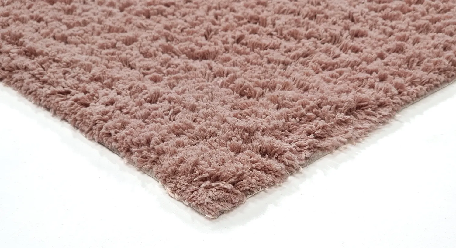 Hochflorteppiche - Pione Natural Cotton Shaggy (rosa)