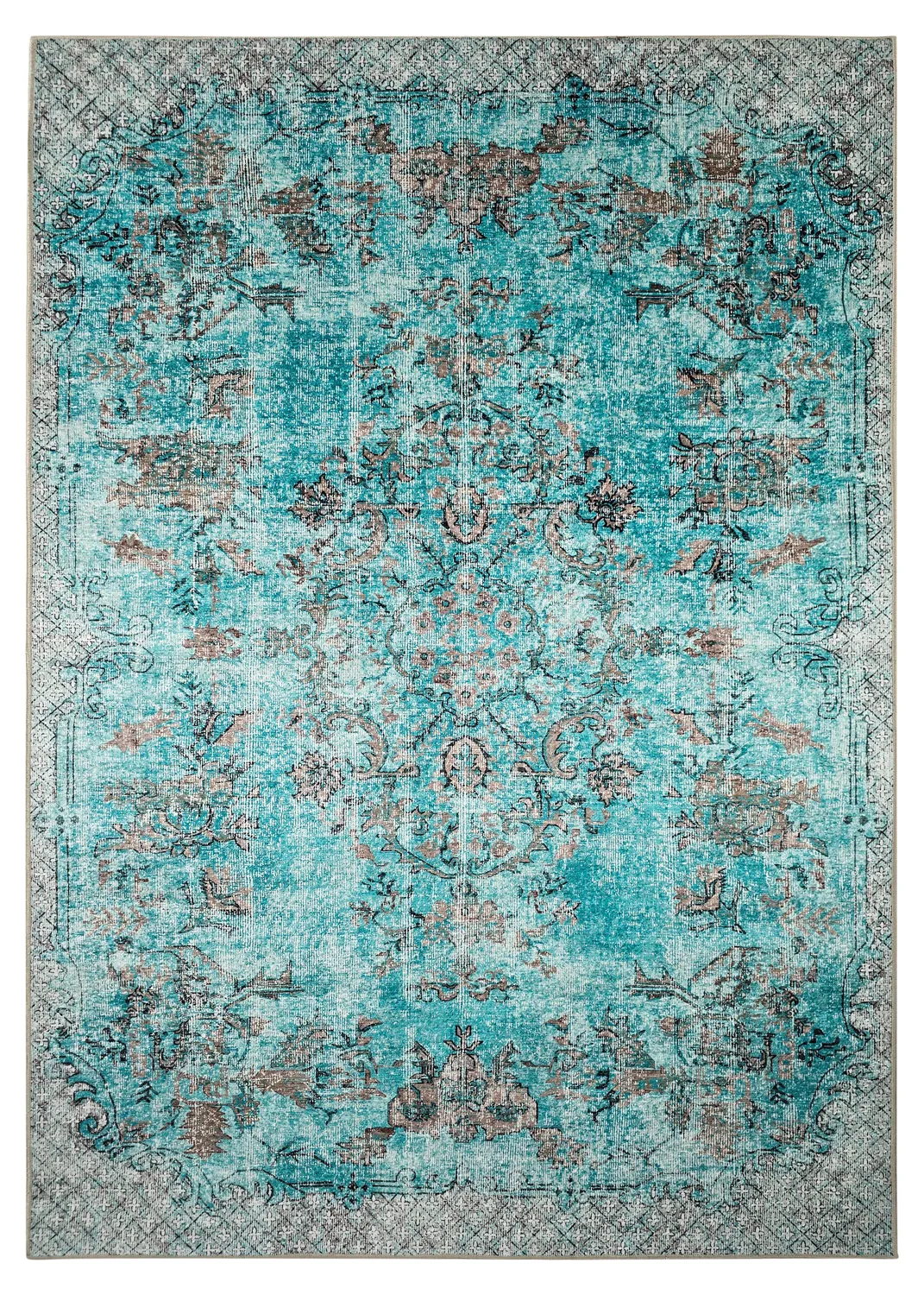 Wilton-Teppich - Rosalie (blau)