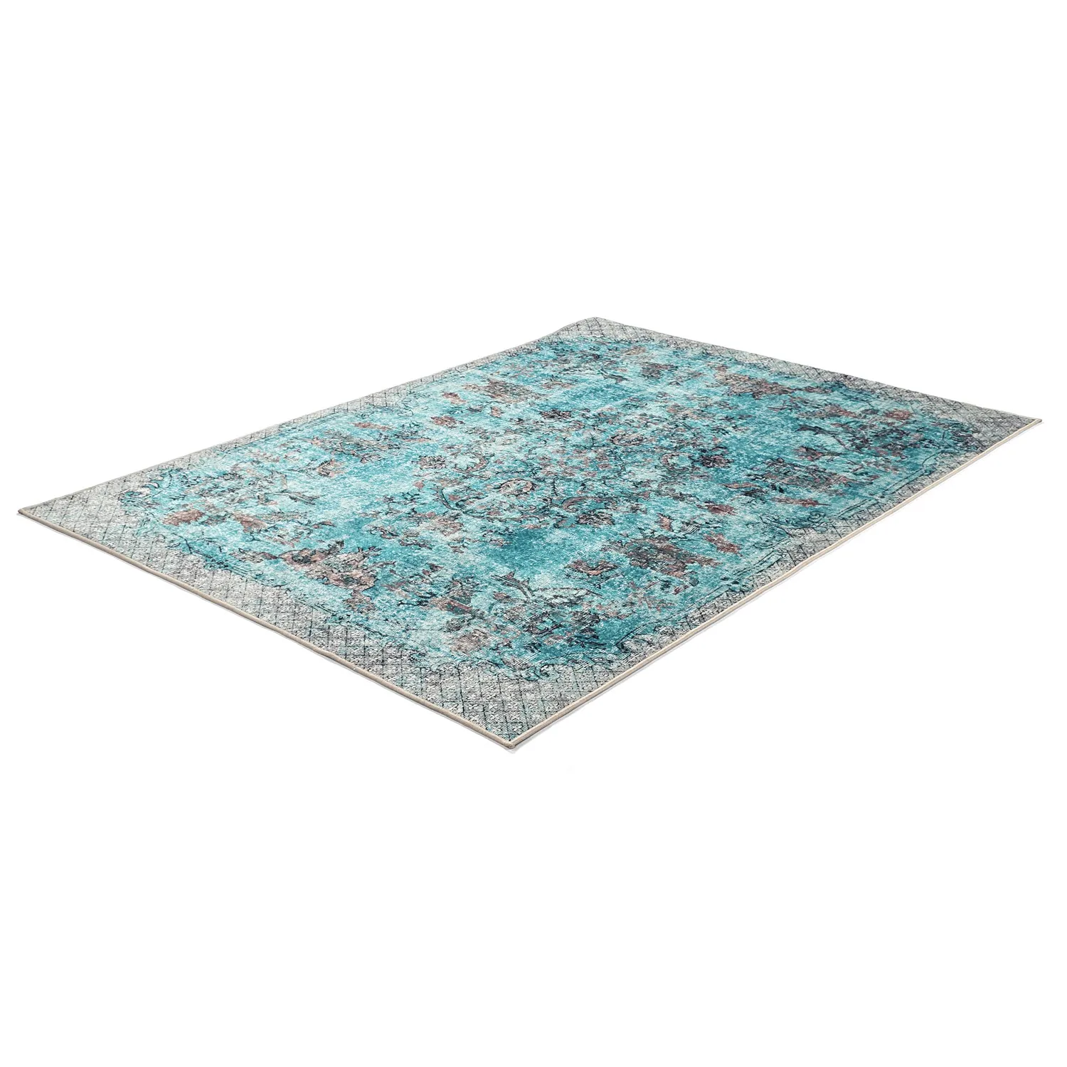 Wilton-Teppich - Rosalie (blau)