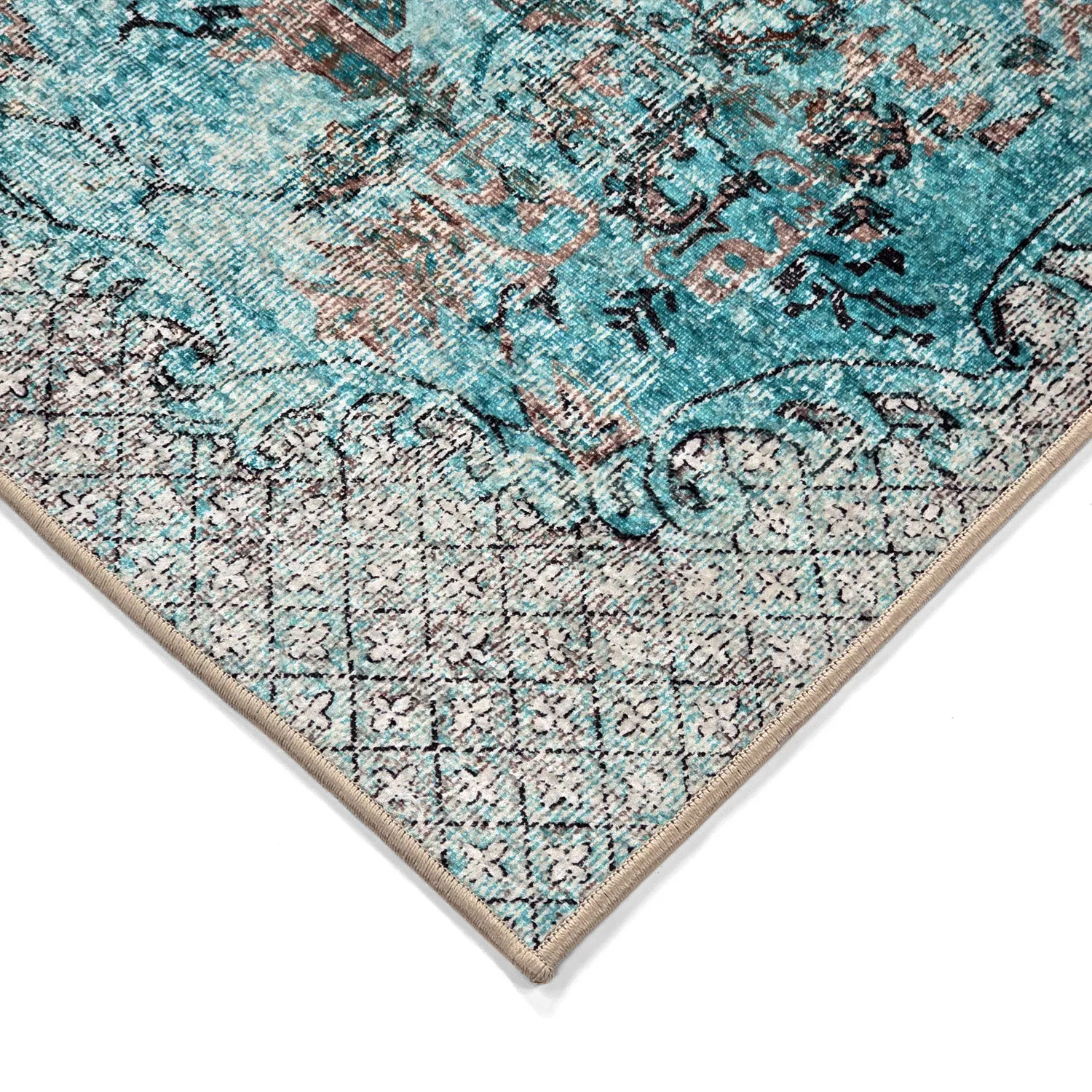 Wilton-Teppich - Rosalie (blau)