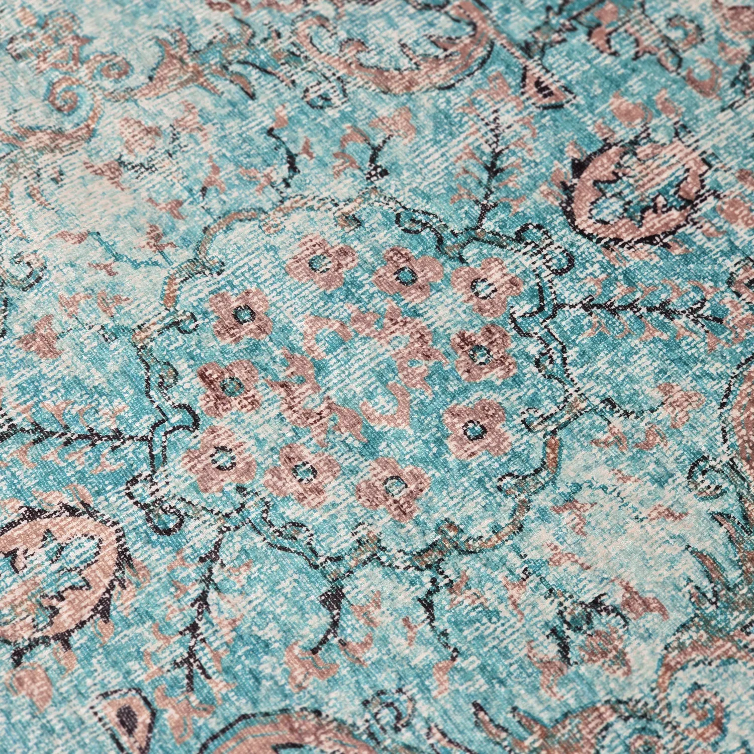 Wilton-Teppich - Rosalie (blau)