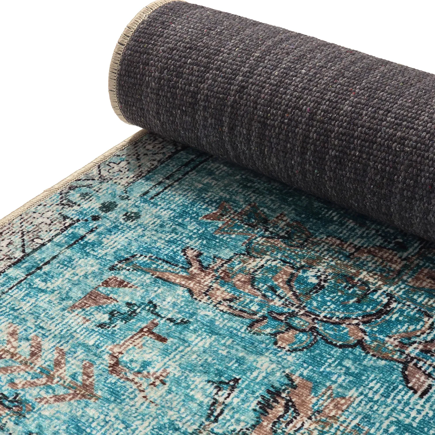 Wilton-Teppich - Rosalie (blau)