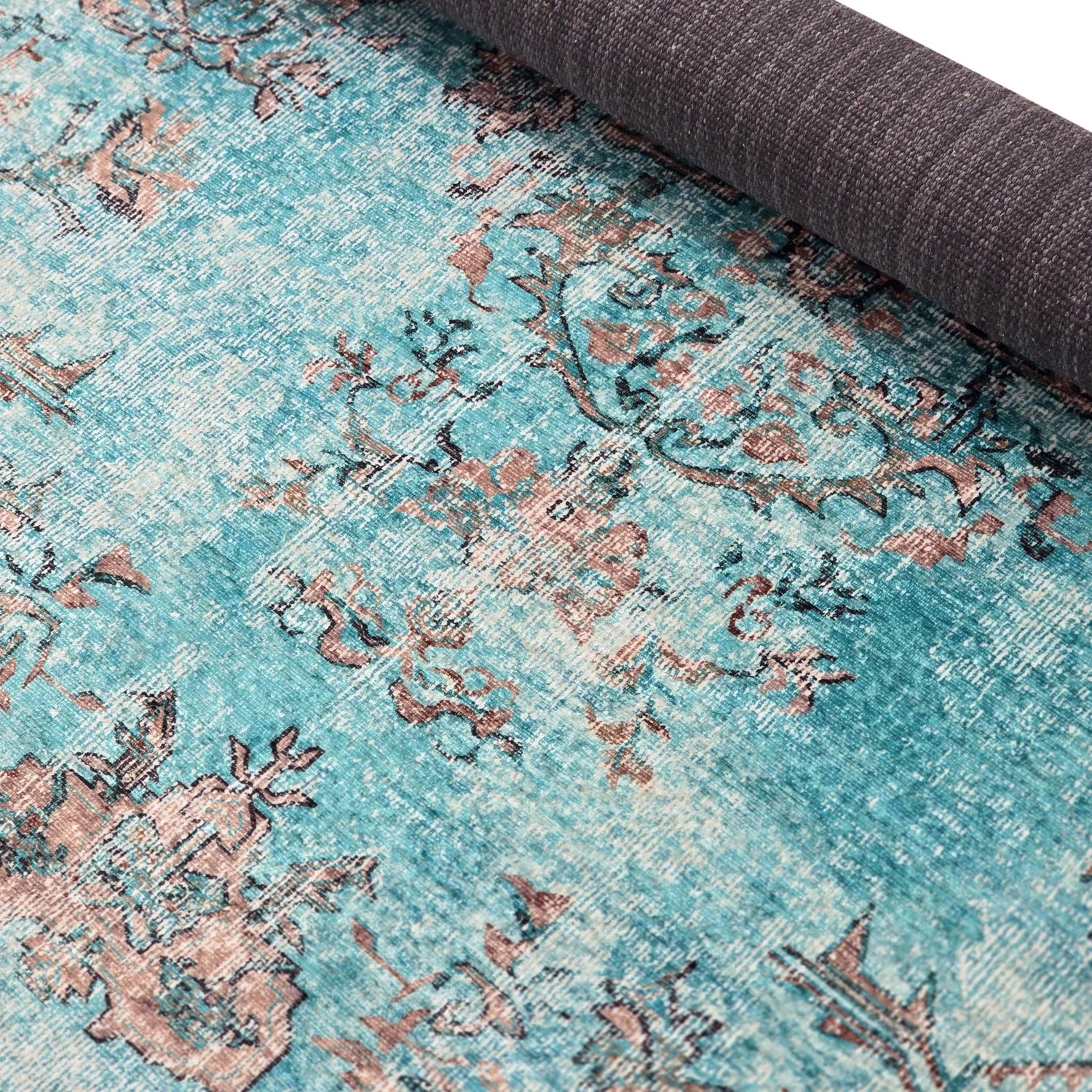 Wilton-Teppich - Rosalie (blau)