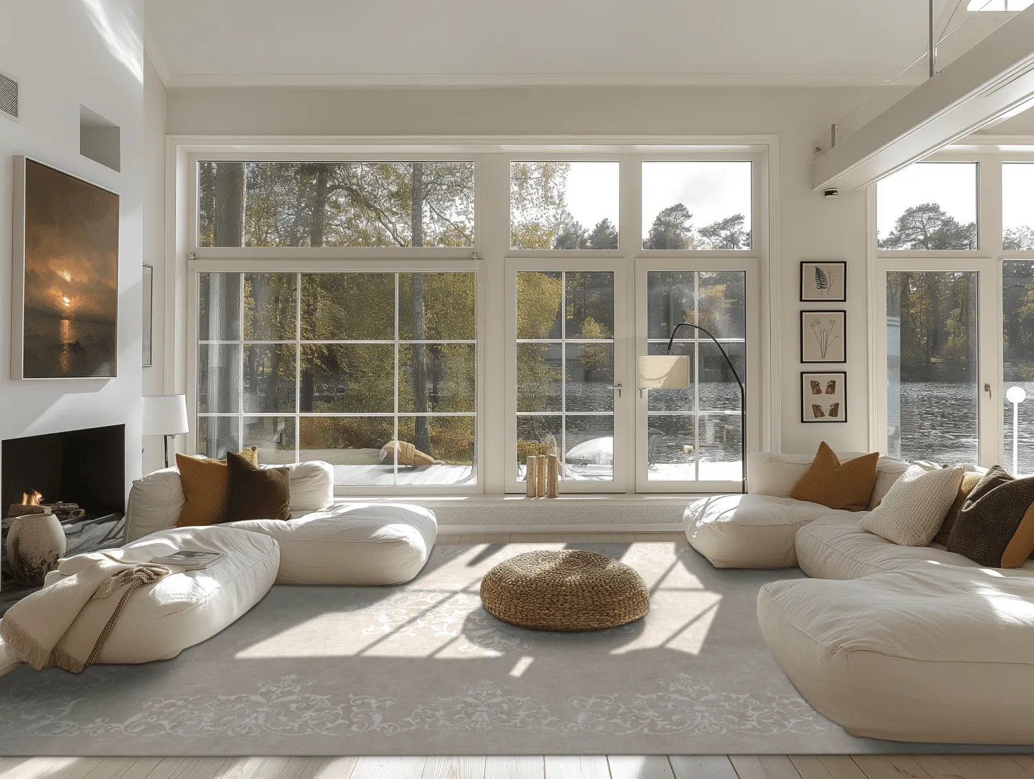 Wilton-Teppich - Santi (beige/weiß)