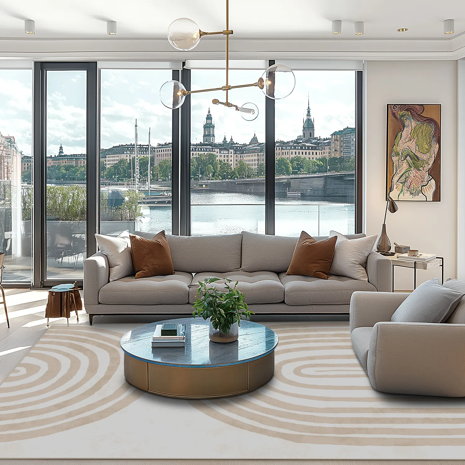 Wilton-Teppich - Vienna (beige)