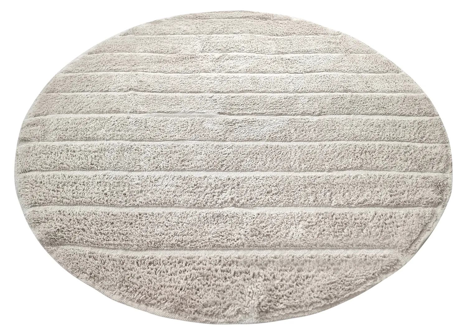 Runde Teppiche - Willow Natural Cotton Shaggy (greige)