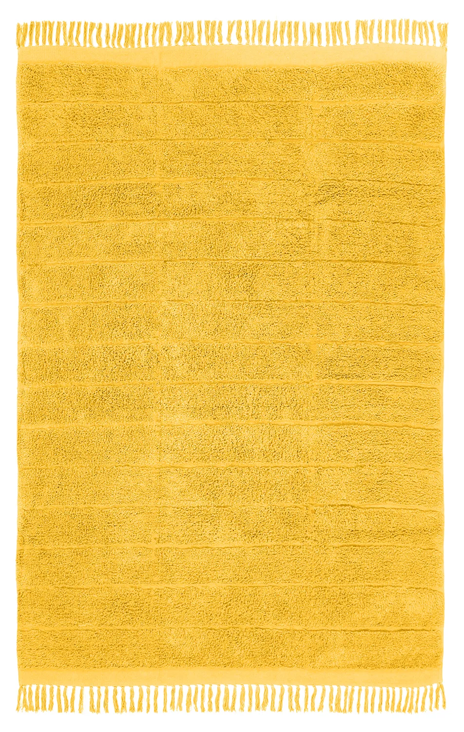 Hochflorteppiche - Willow Natural Cotton Shaggy (Gelb)