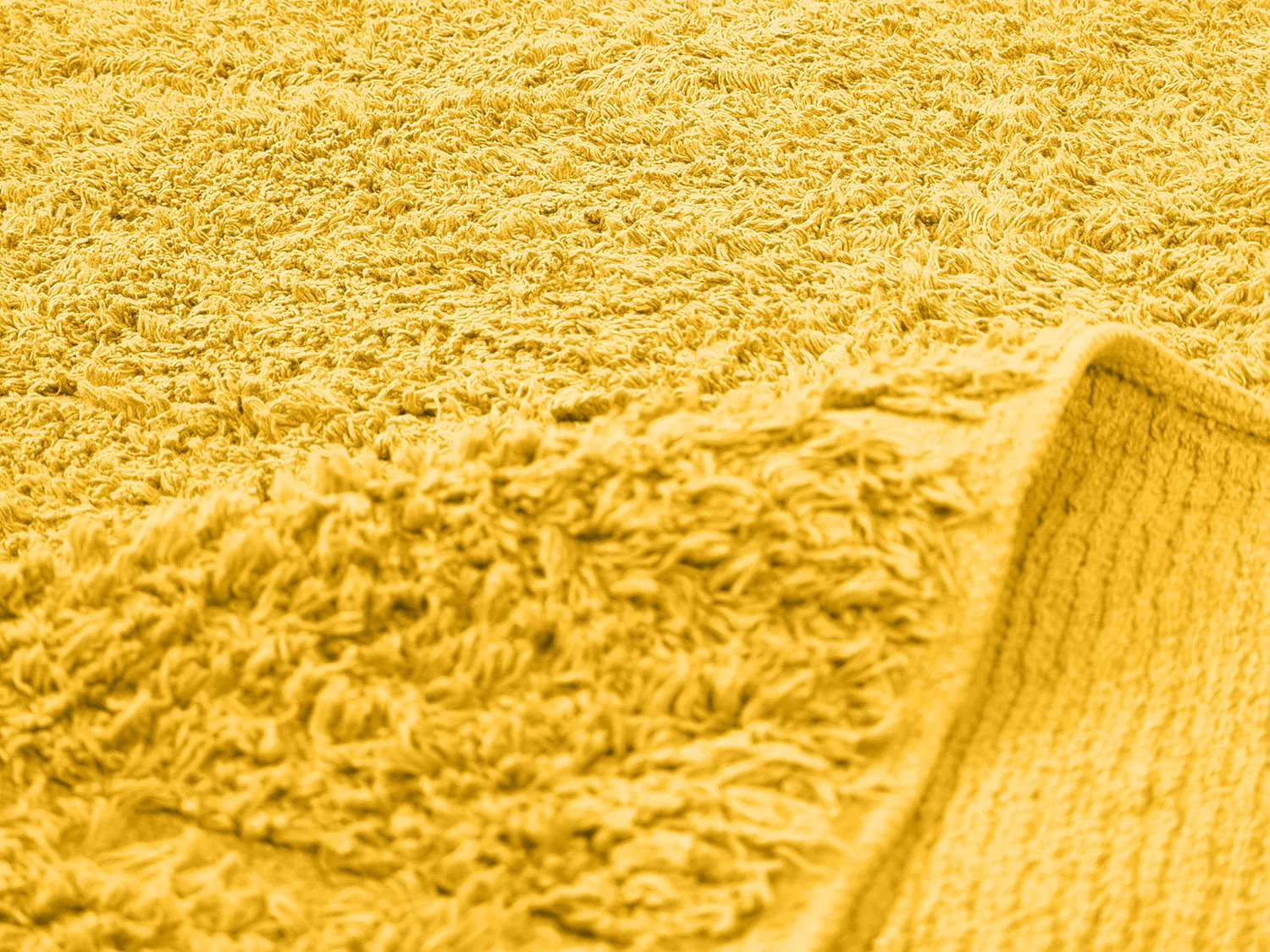 Hochflorteppiche - Willow Natural Cotton Shaggy (Gelb)