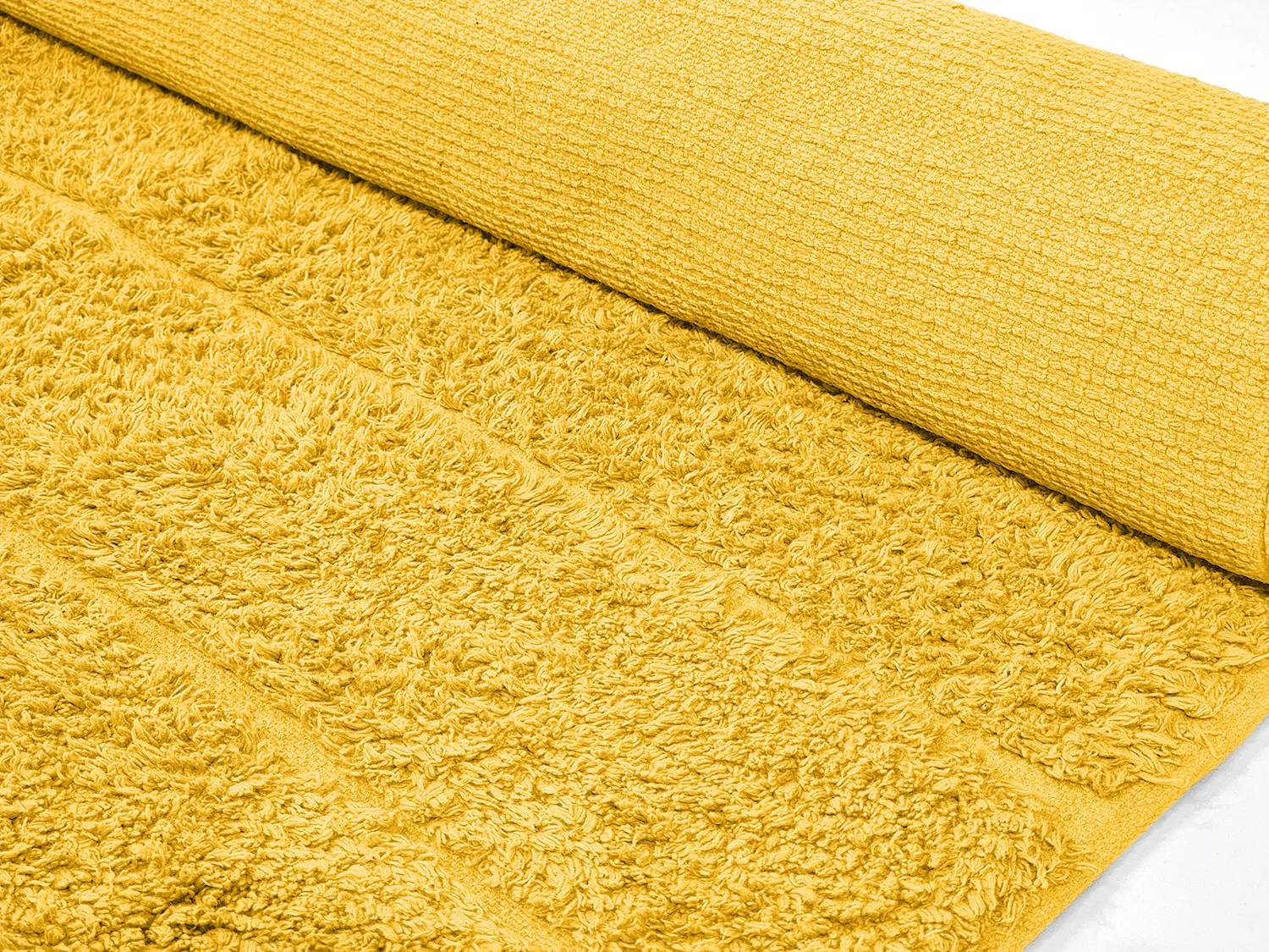 Hochflorteppiche - Willow Natural Cotton Shaggy (Gelb)
