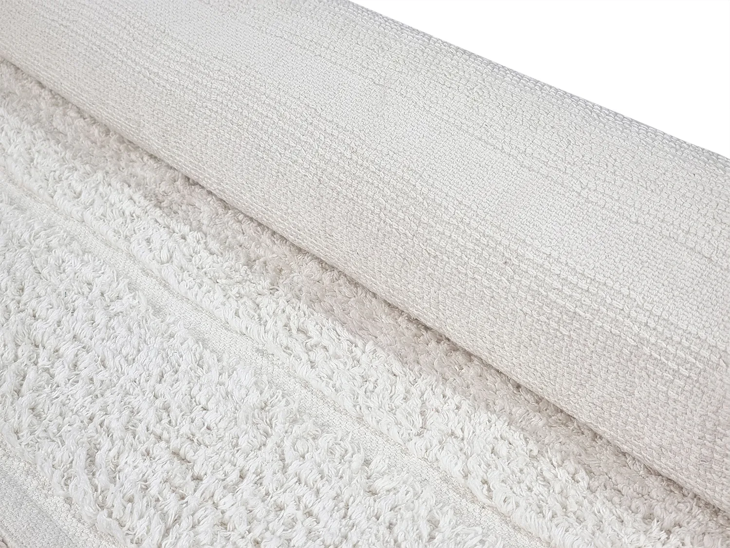Hochflorteppiche - Willow Natural Cotton Shaggy (offwhite)