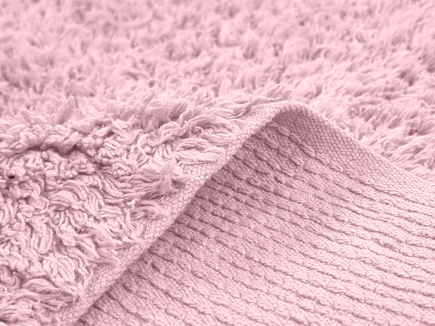 Hochflorteppiche - Alba Natural Cotton Shaggy (Hell-Pink)
