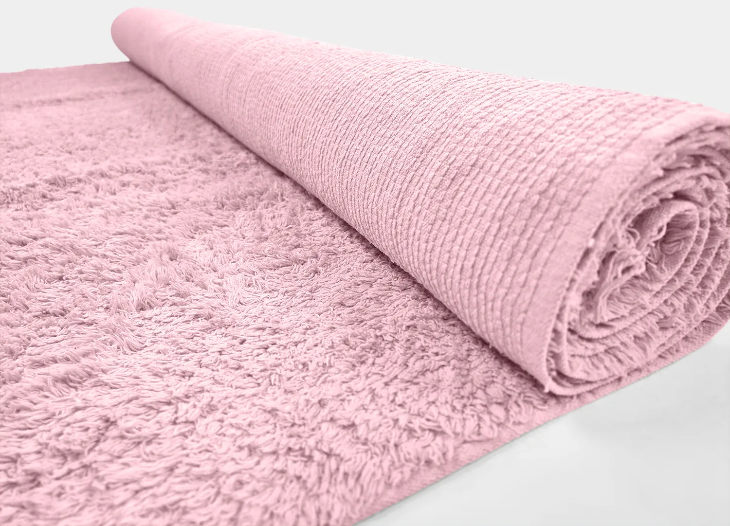 Hochflorteppiche - Alba Natural Cotton Shaggy (Hell-Pink)