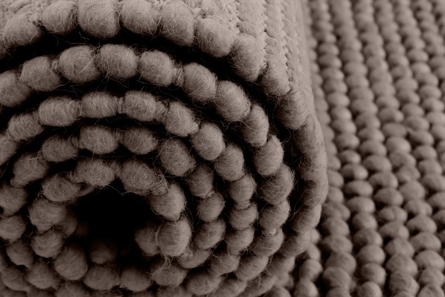 Wollteppich - Avafors Wool Bubble (braun)