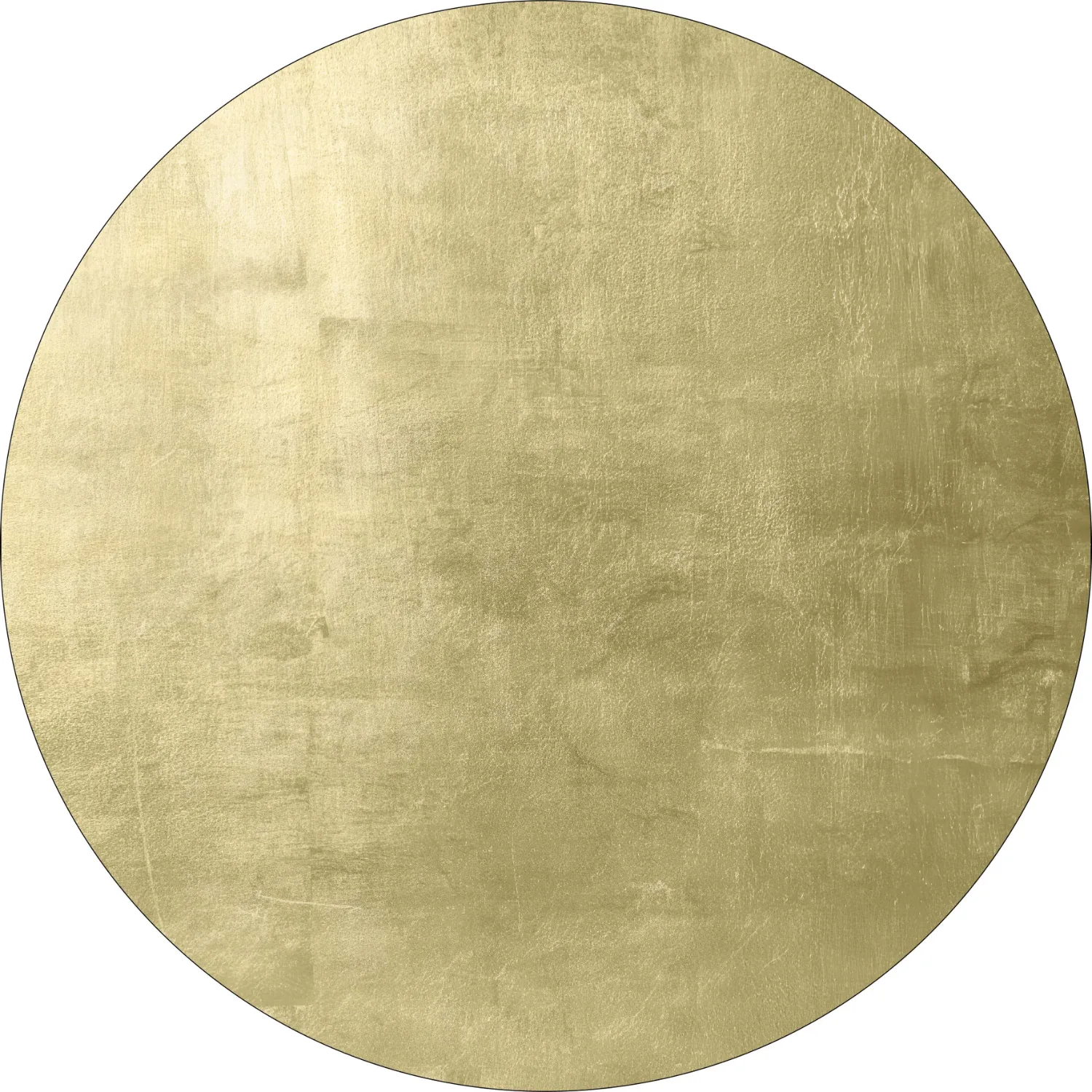 Rund Teppich - Artena (helles gold)
