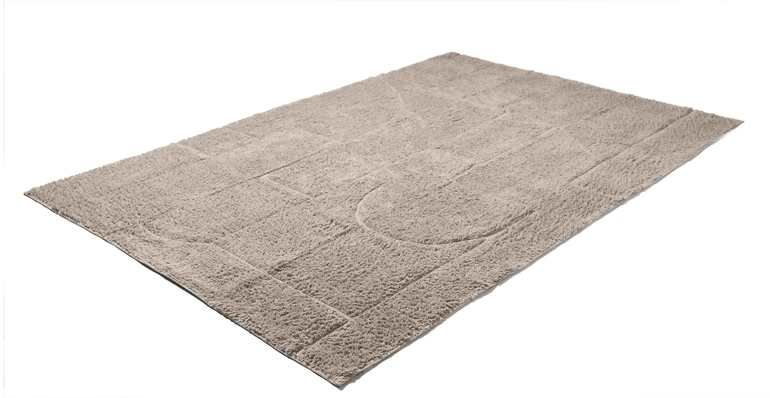 Hochflorteppiche - Cremona Natural Cotton Shaggy (taupe)