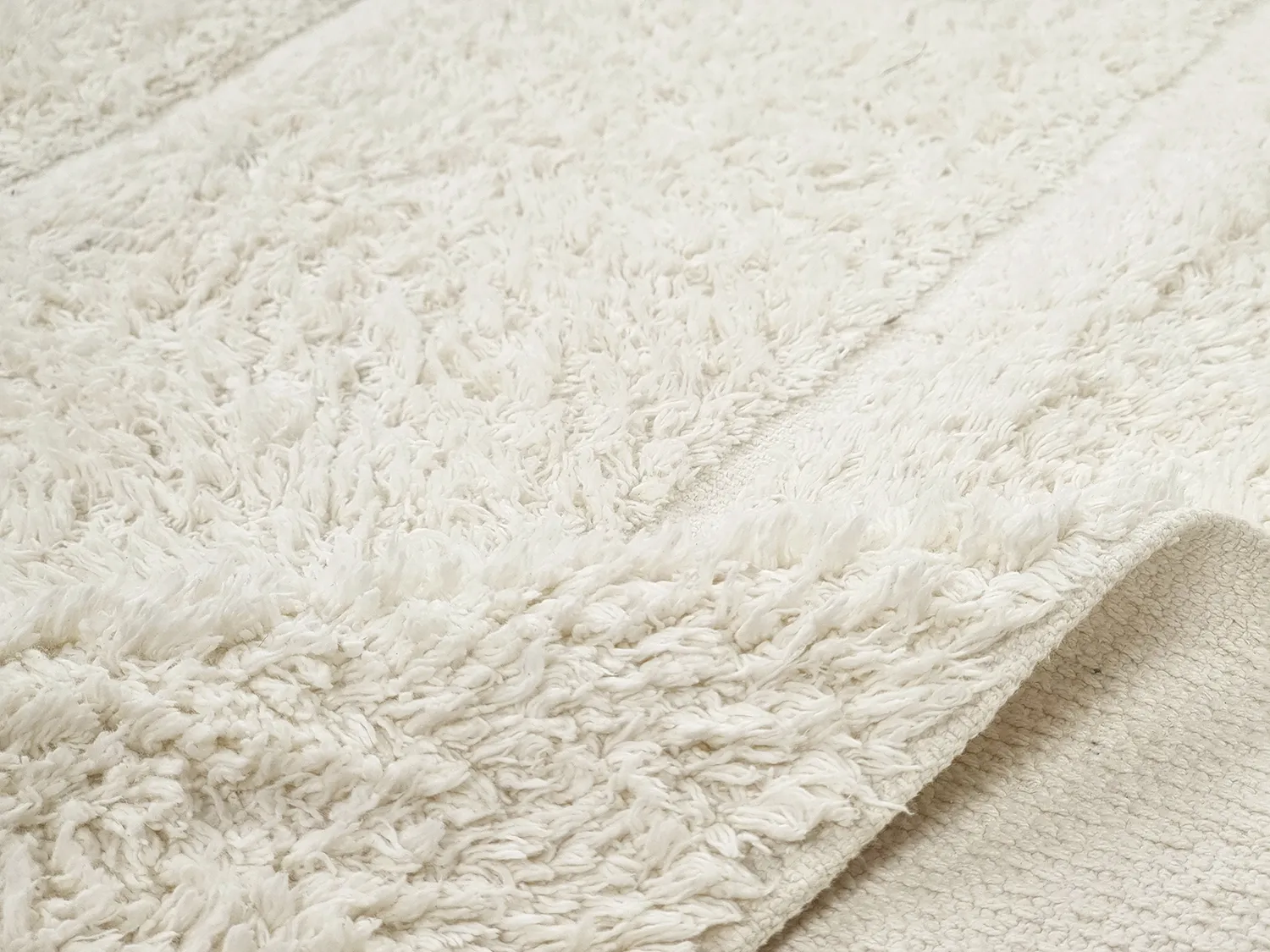 Hochflorteppiche - Cremona Natural Cotton Shaggy (offwhite)