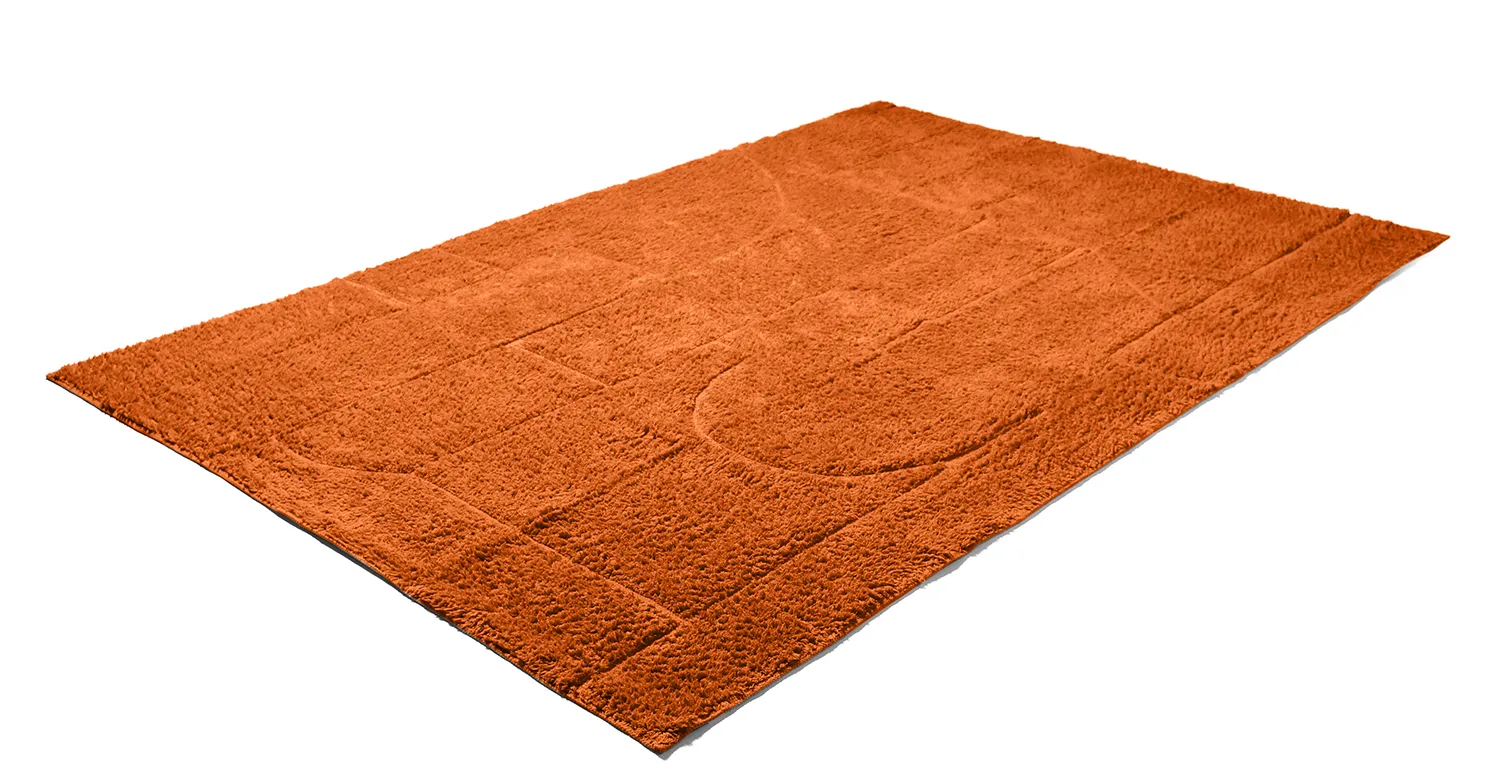 Hochflorteppiche - Cremona Natural Cotton Shaggy (orange)