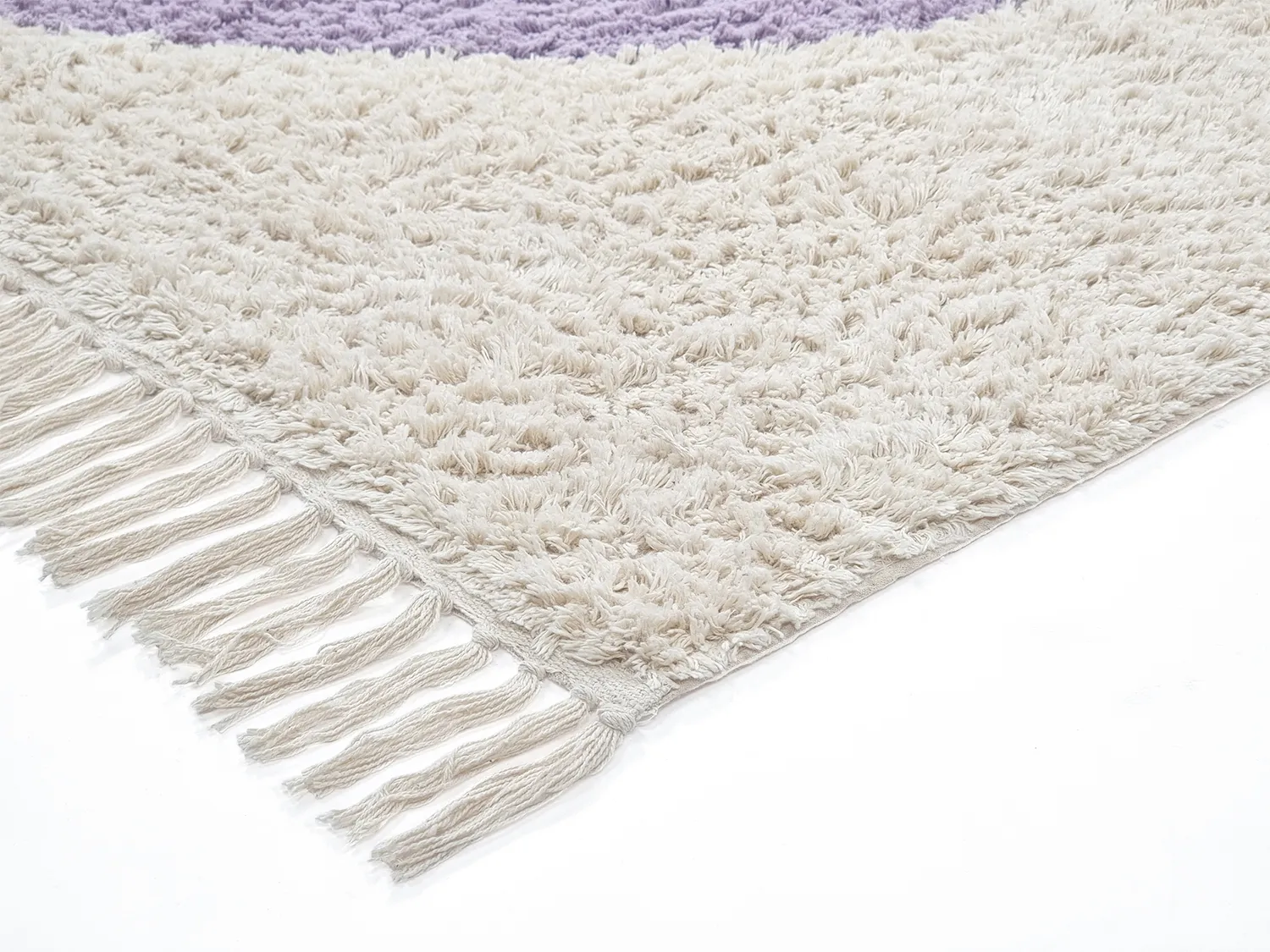 Hochflorteppiche - Londa Natural Cotton Shaggy (multi)
