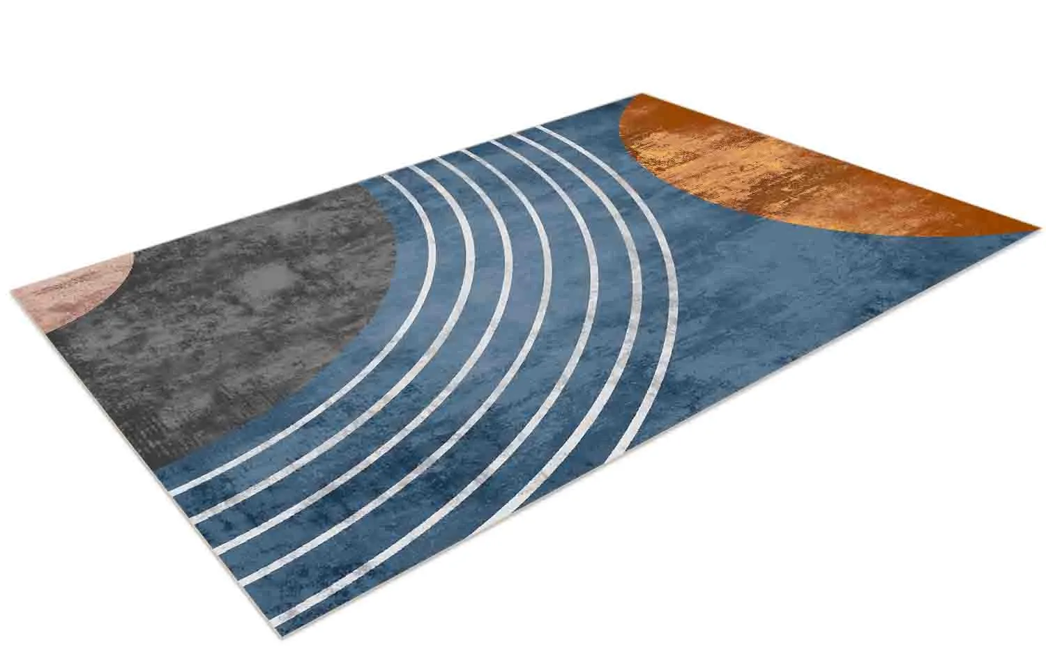 Wilton-Teppich - Trixie (blau/multi)