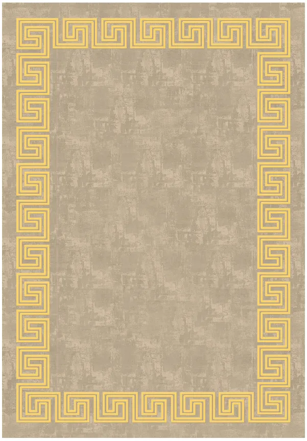 Wilton-Teppich - Myra (beige/gelb)