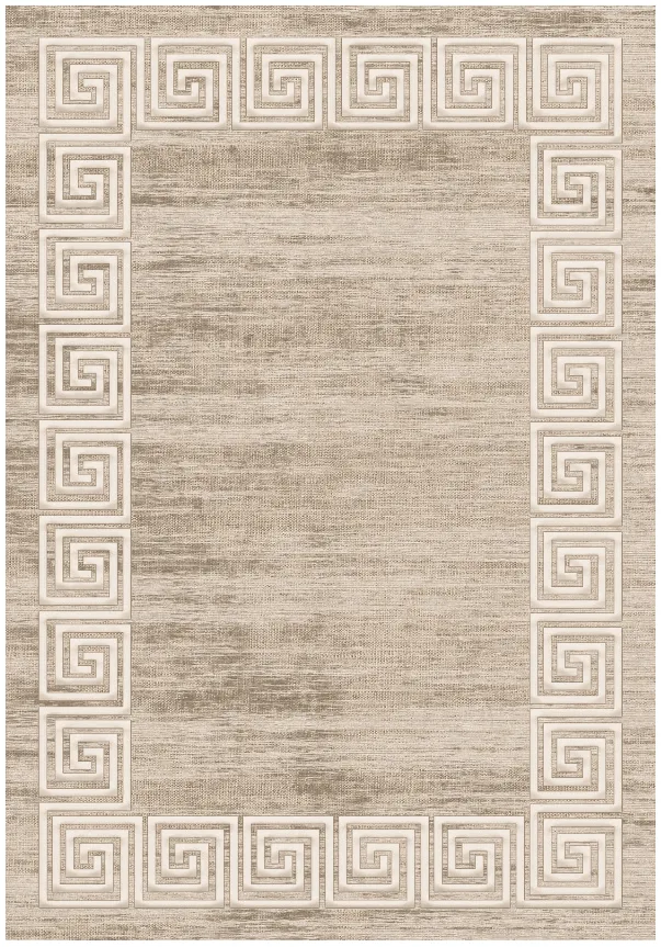 Wilton-Teppich - Mytos (beige/weiß