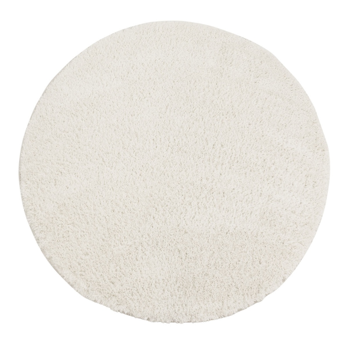 Runde Teppiche - Soft Shine (weiß)