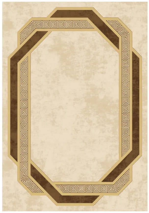 Wilton-Teppich - Olympia (beige/braun)