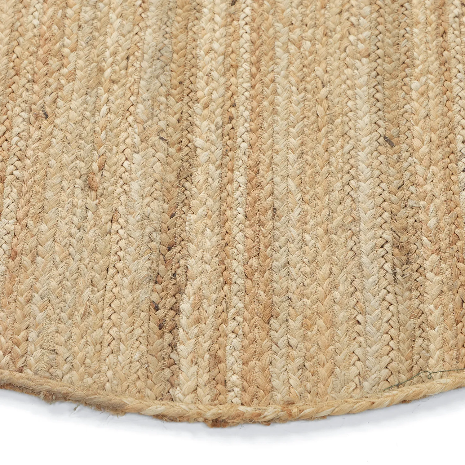 Unregelmäßig runder Juteteppich - San Francisco (jute)