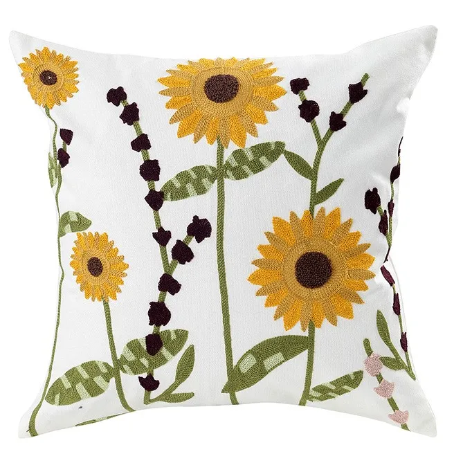 Kissenbezug - Farmhouse Flowers 45 x 45 cm (multi)