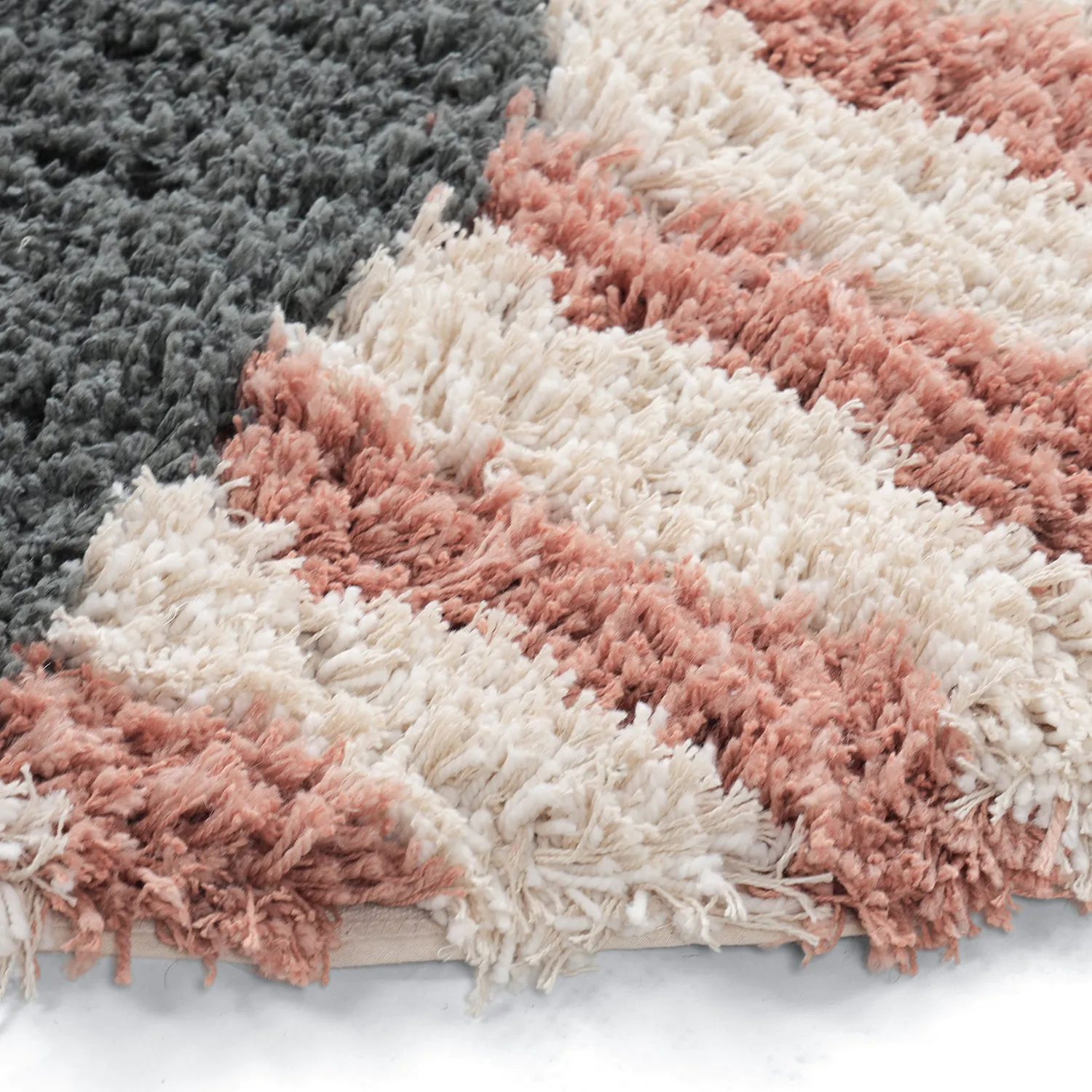 Ovaler Teppich - Tropea Natural Cotton Shaggy (multi)