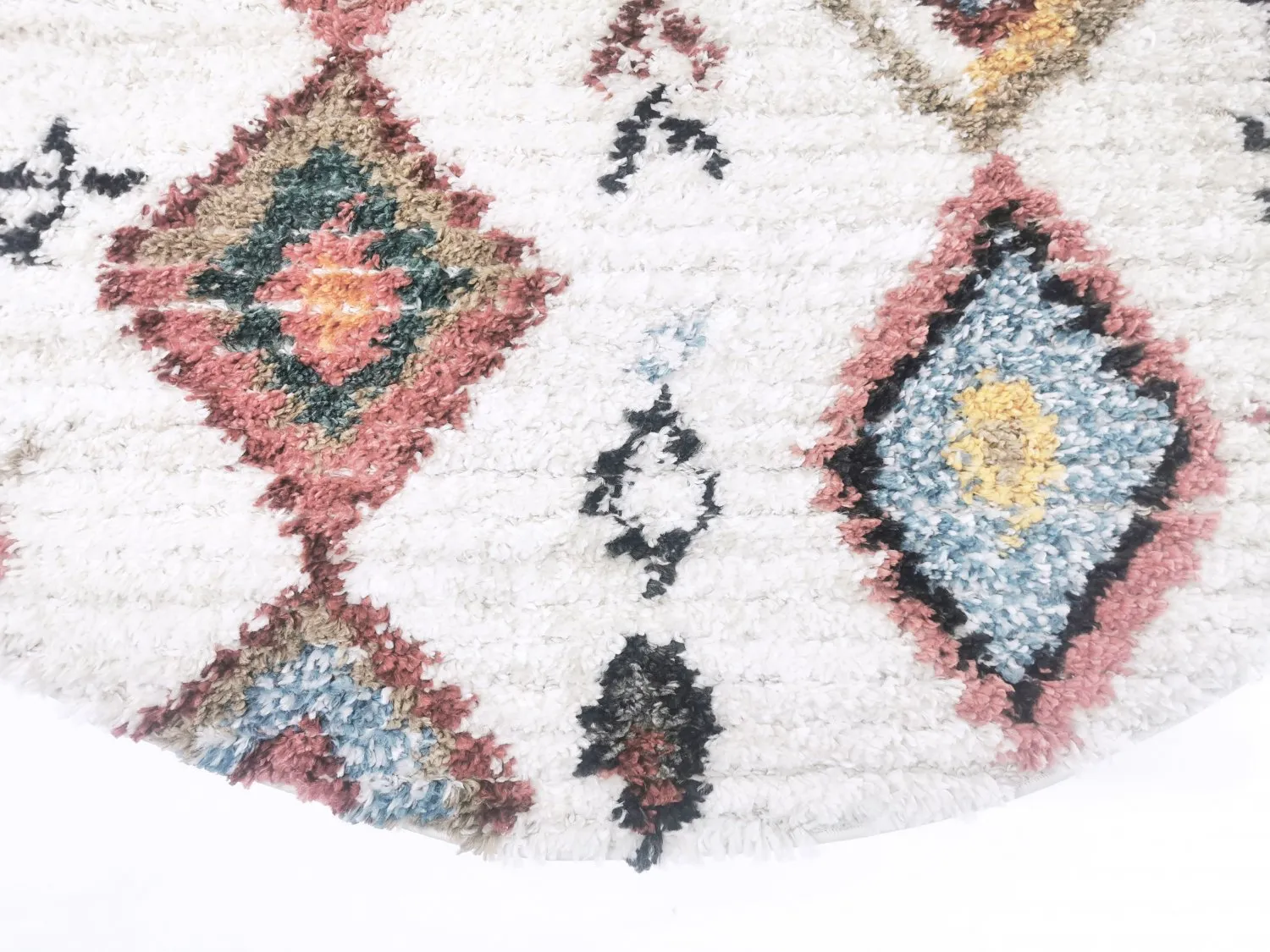 Runde Teppiche - Sezze (beige/multi)