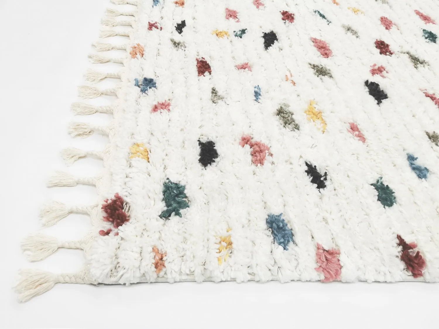 Hochflorteppiche - Luzi (beige/multi)