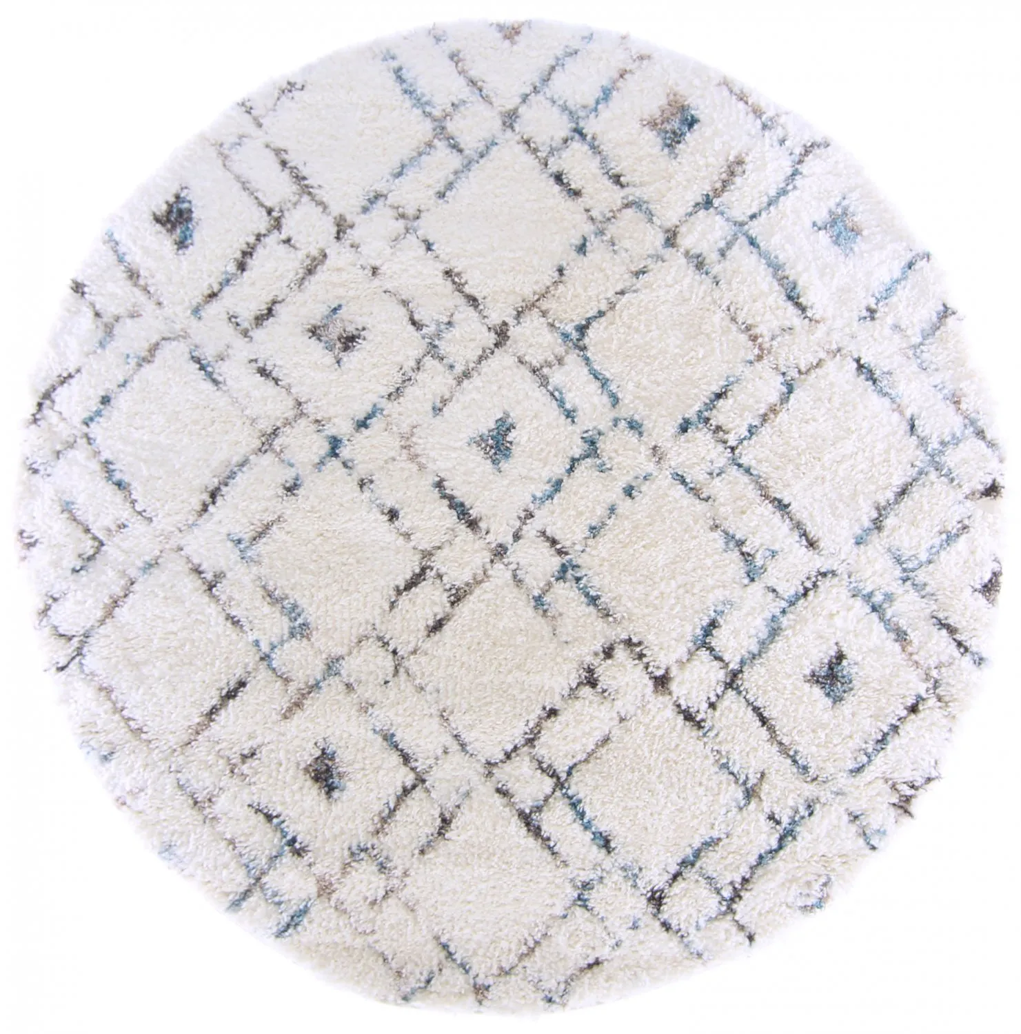 Runde Teppiche - Lugo (blau/multi)