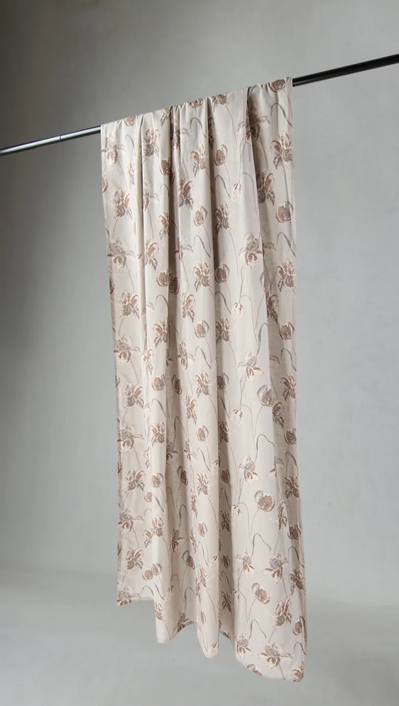 Vorhänge - Baumwollvorhang Alegria (beige)