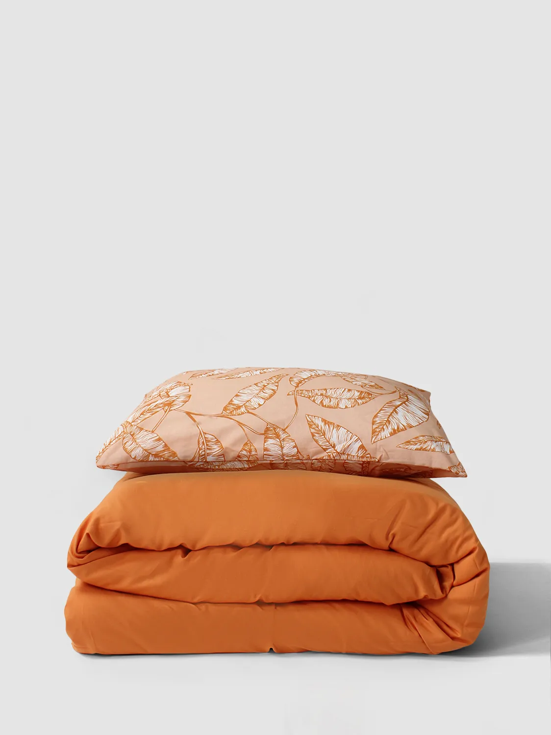 Bettwäsche-Sets - Leaves (orange)