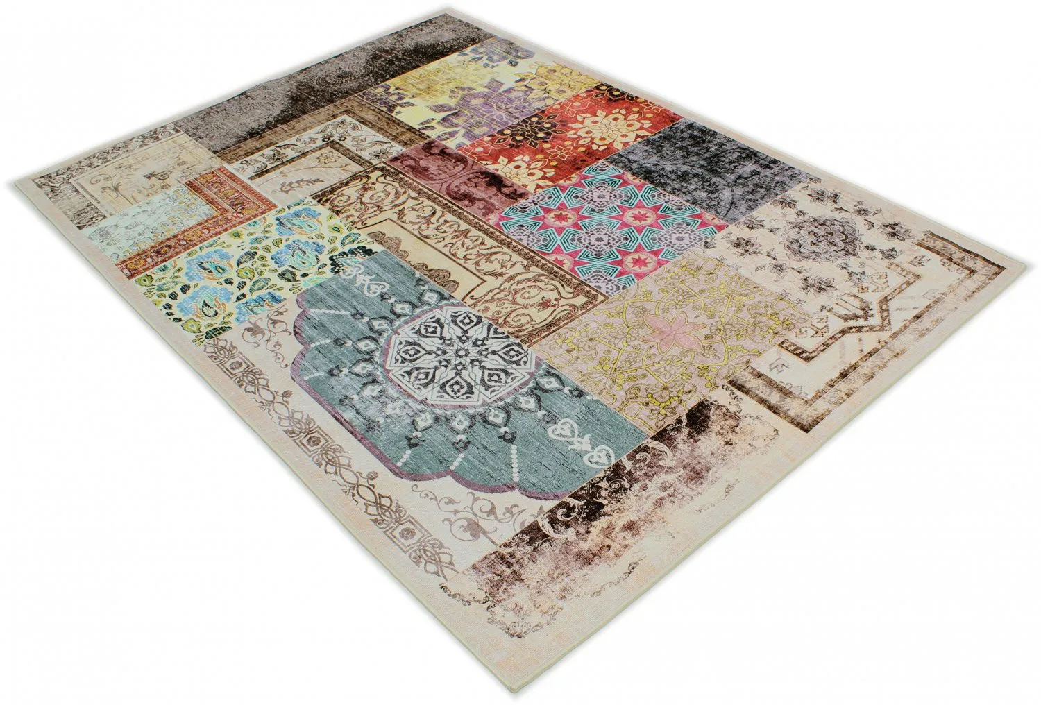Wilton-Teppich - Linosa (bunt)