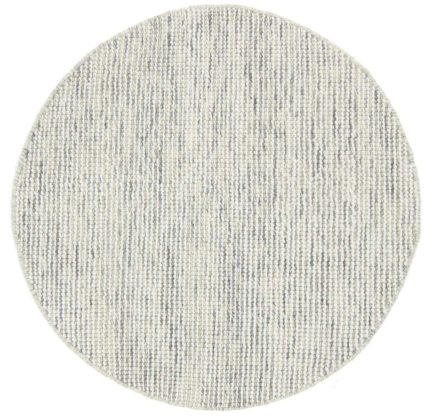 Runde Teppiche - Plockton (grau/weiß/grün)