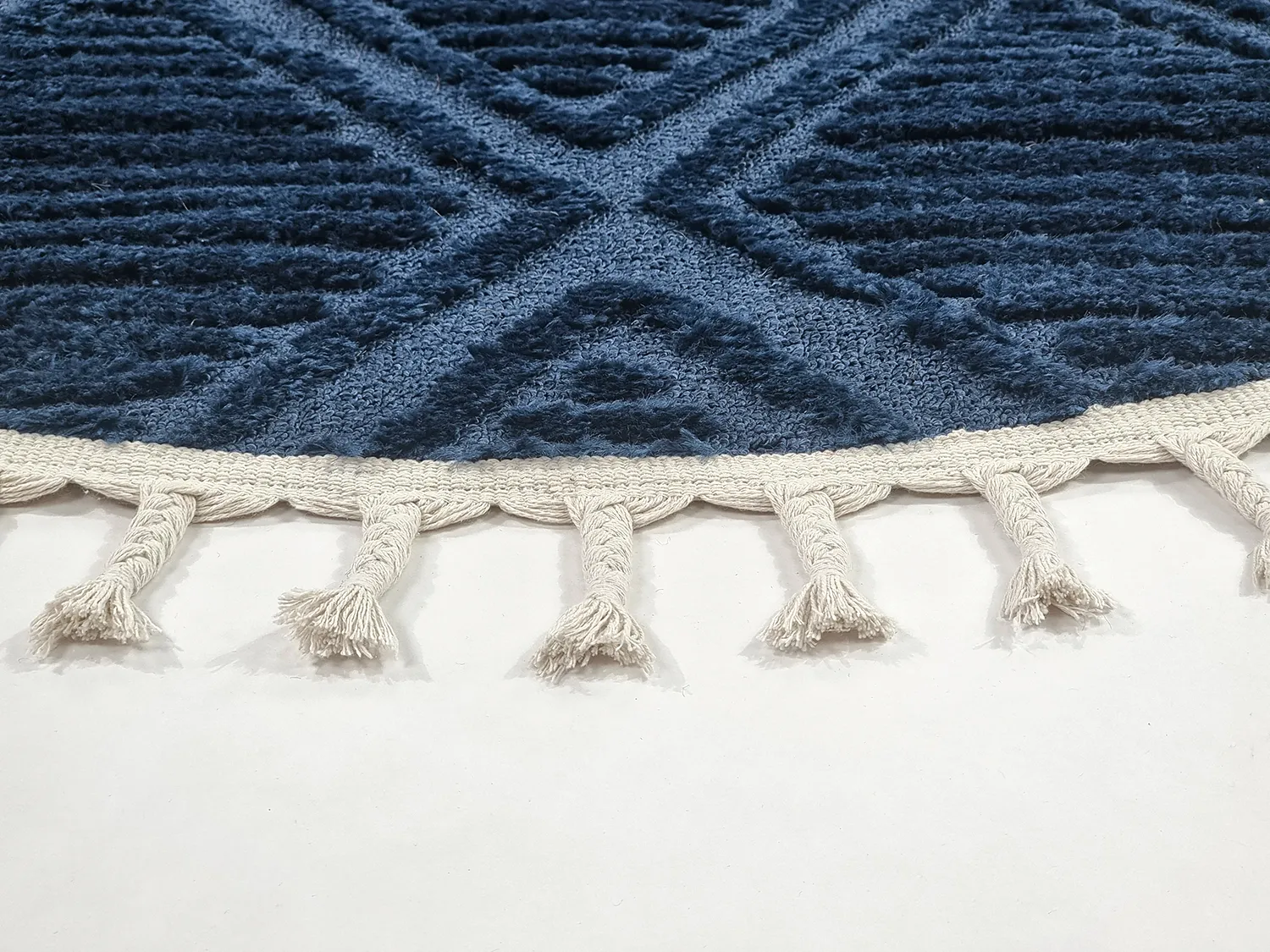 Runde Teppiche - Dover (blau)