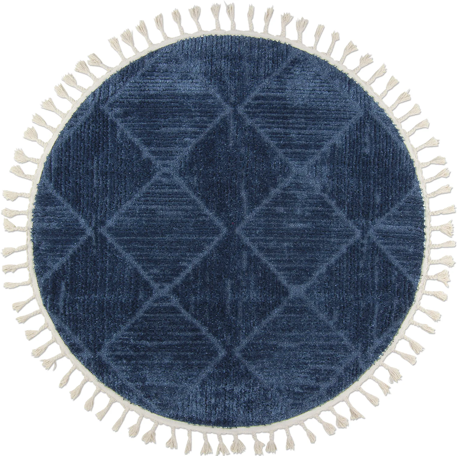 Runde Teppiche - Dallas (blau)