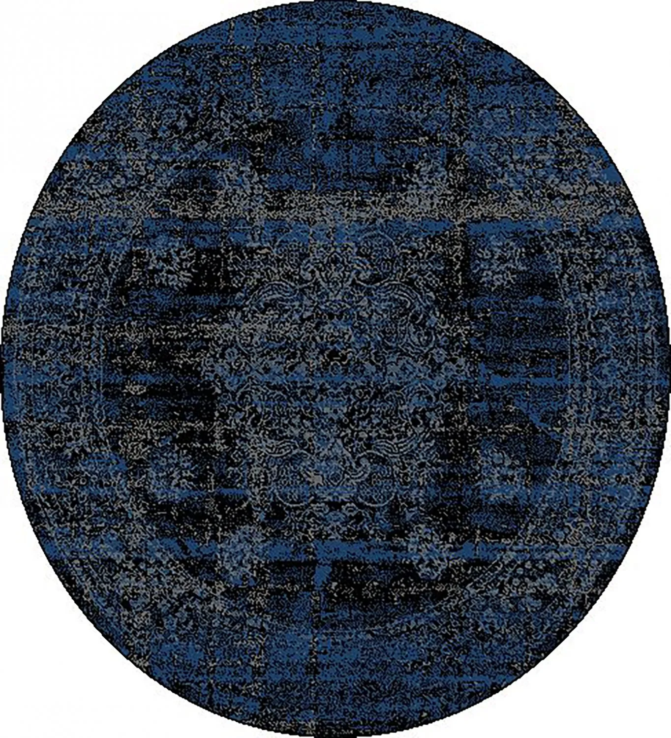 Rund Teppich - Peking Royal (marineblau)