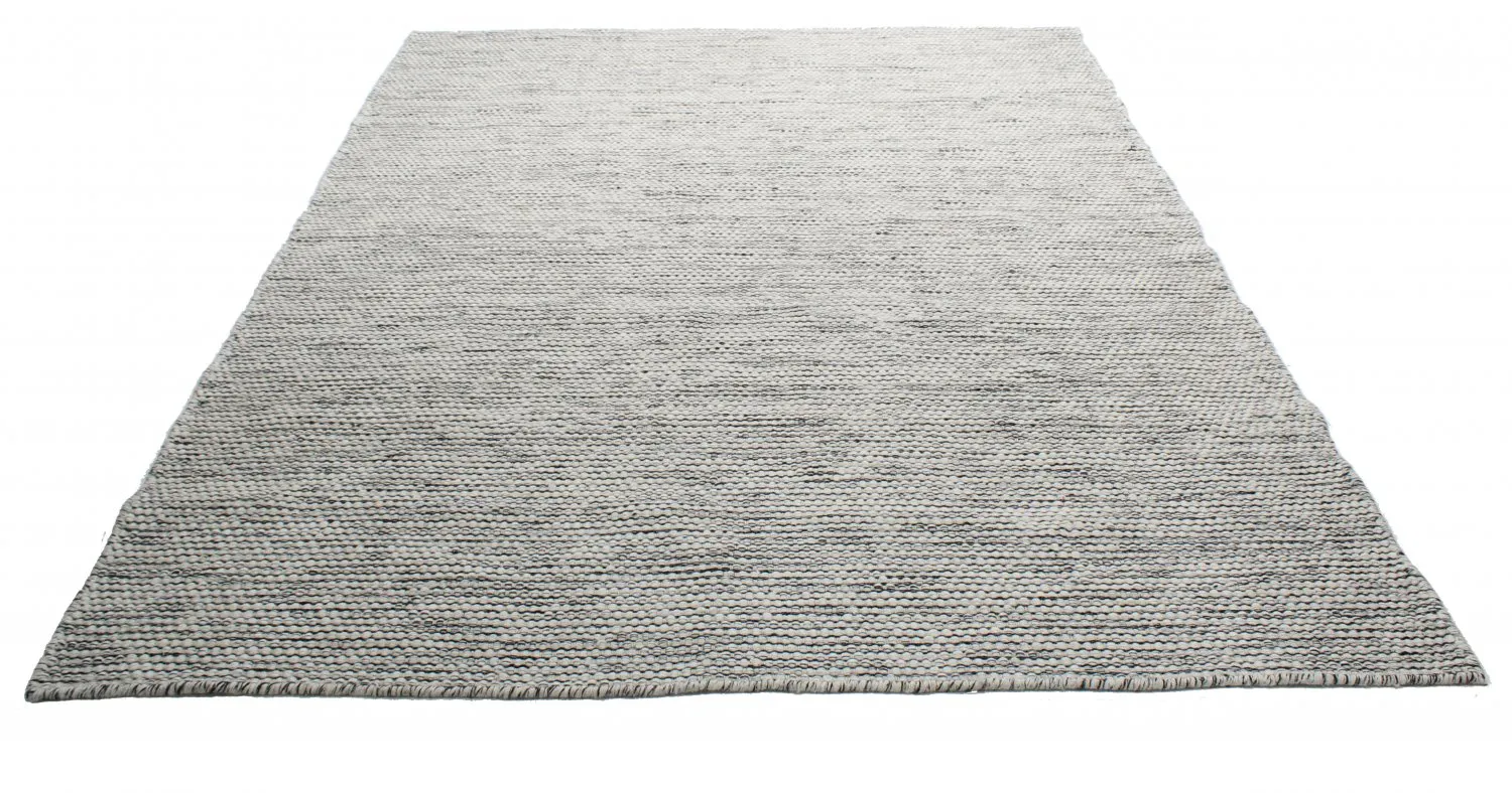 Wollteppich - Otago (grau/schwarz)
