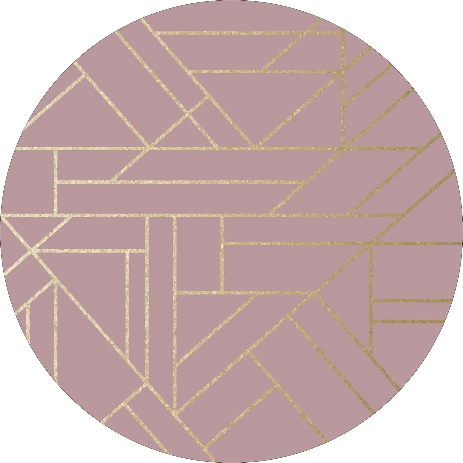 Rund Teppich - Marino (rosa)