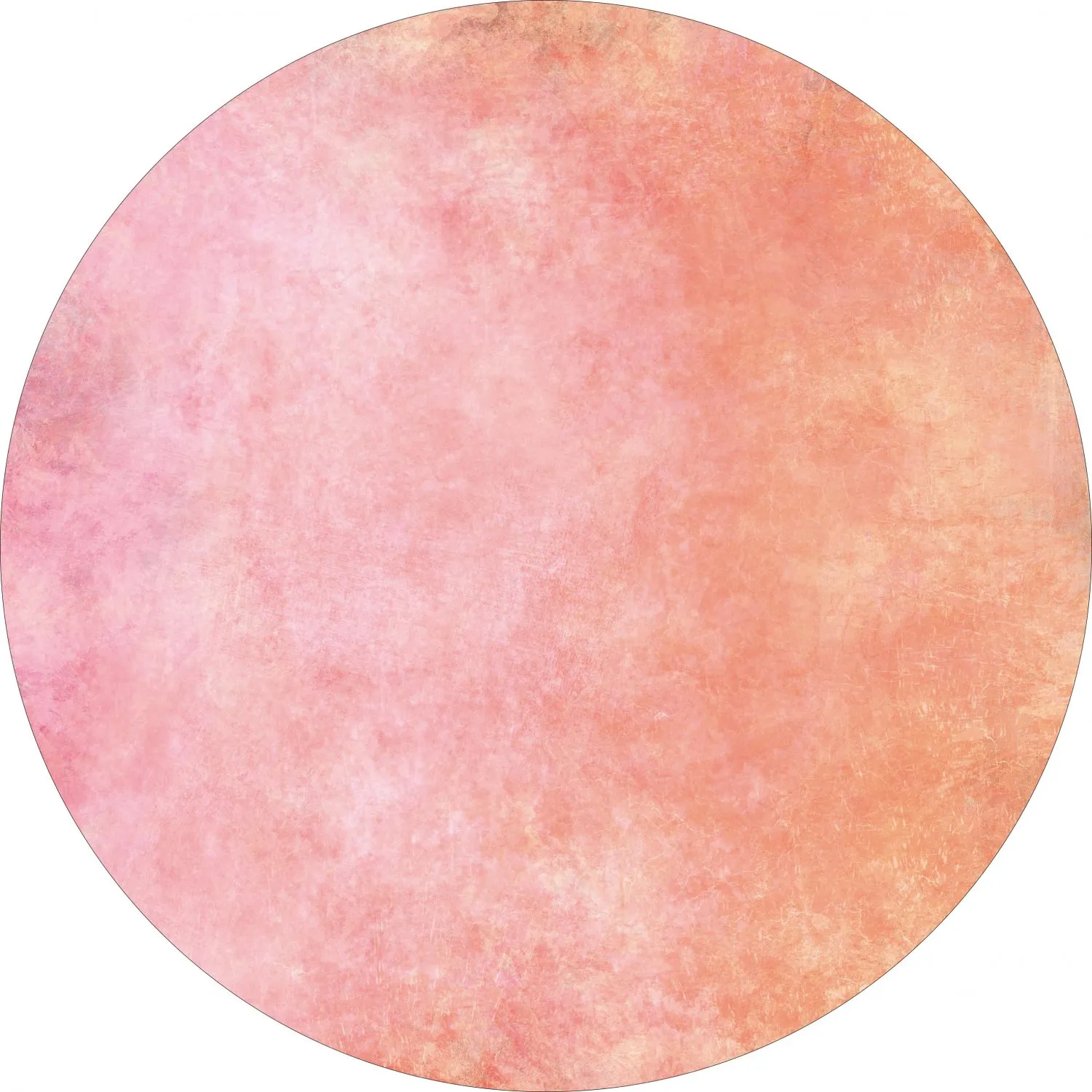 Rund Teppich - Baden (rosa)