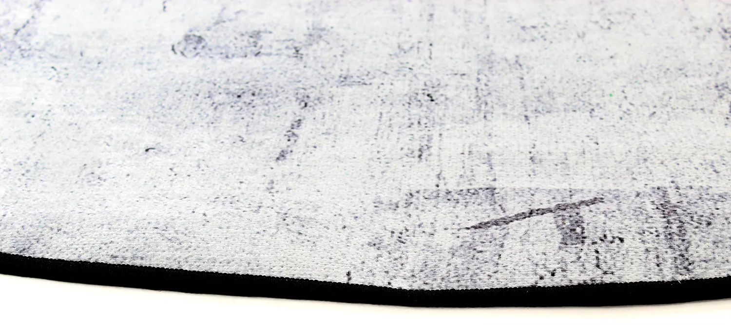 Rund Teppich - Rosia (blau/grau)