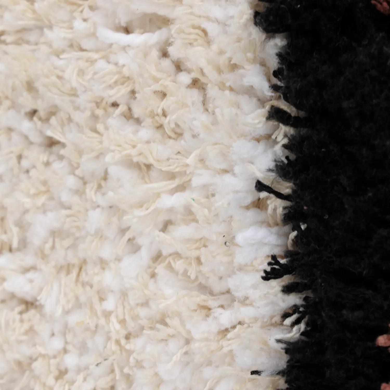Rund Teppich - Perast Natural Cotton Shaggy (mehrfarbig)