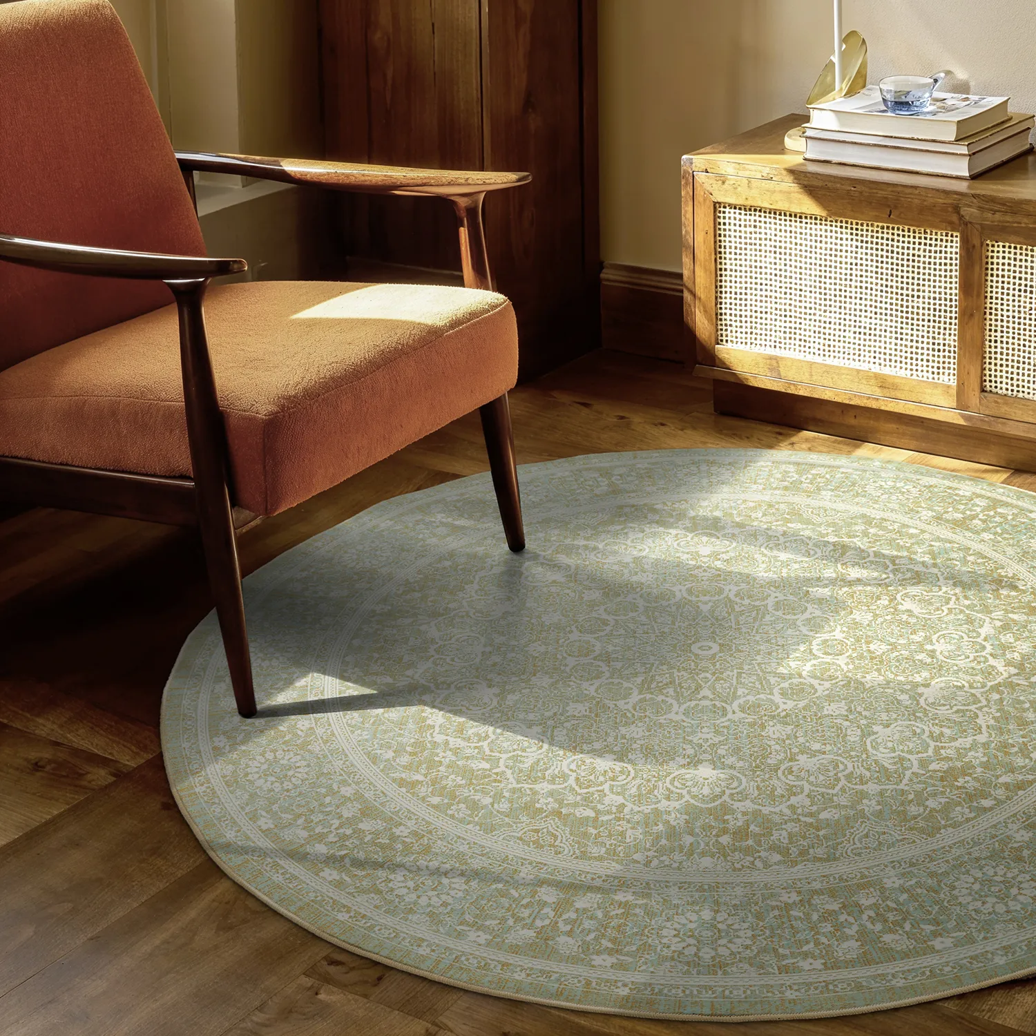 Runde Teppiche - Vivian (beige)