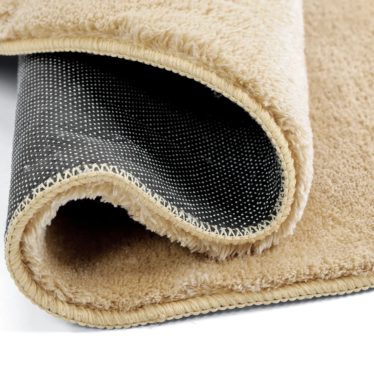 Runde Teppiche - Aranga Super Soft Fur (dunkelbeige)